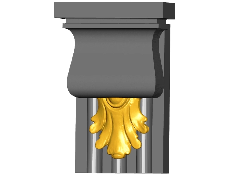 Bracket 15 stl | Brackets, corbals, pilasters, capitals 3d models in stl format.