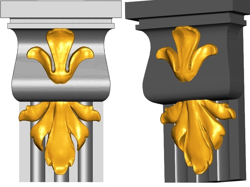 Bracket 17 stl | Brackets, corbals, pilasters, capitals 3d models in stl-format.